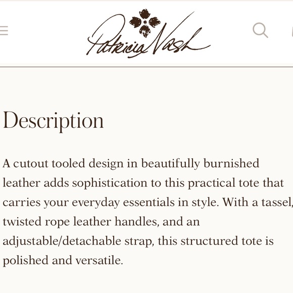 Patricia Nash Adeline tote - Picture 4 of 13